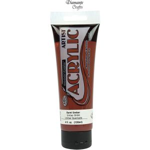 Farba akrylowa R&L 120ml, Brązowa c.iemna/Burnt Umber